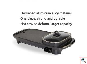 Teppanyaki Grill 1360W με Ρυθμιζόμενο Θερμοστάτη YS-K1360A 