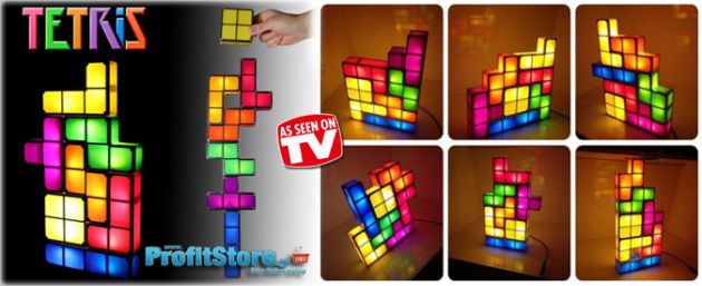 Tetris Light – Τα αγαπημένα τουβλάκια φωτίζουν το σπίτι