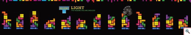 Tetris Light – Ρετρό Φωτιστικό με τα αγαπημένα σας τουβλάκια