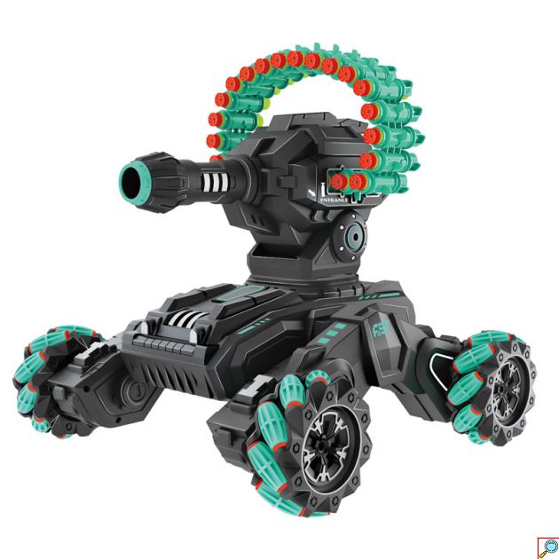 Τηλεκατεθυνόμενο ΤΑΝΚ Παντός Τερέν με Λειτουργικό Εκτοξευτήρα - Εφέ Ήχου & Ψεκασμού Νερού & Φ 2.4GHz σε Διάφορα Χρώματα