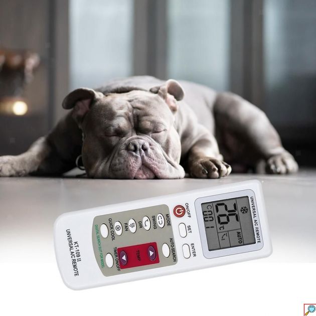 Τηλεκοντρόλ Universal για Όλα τα Κλιματιστικά – AC Remote με Φωτισμό Οθόνης LED 