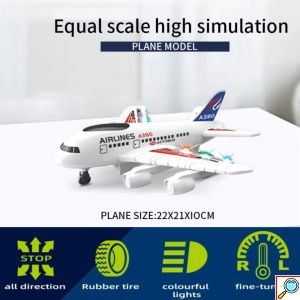 Τηλεκατευθυνόμενο Αεροπλάνο RC Airbus A380 με LED Φώτα και Τηλεχειριστήριο
