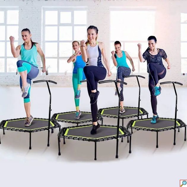 Τραμπολίνο Εκγύμνασης με Λαβή 3 Θέσεων & Διάμετρο 122cm