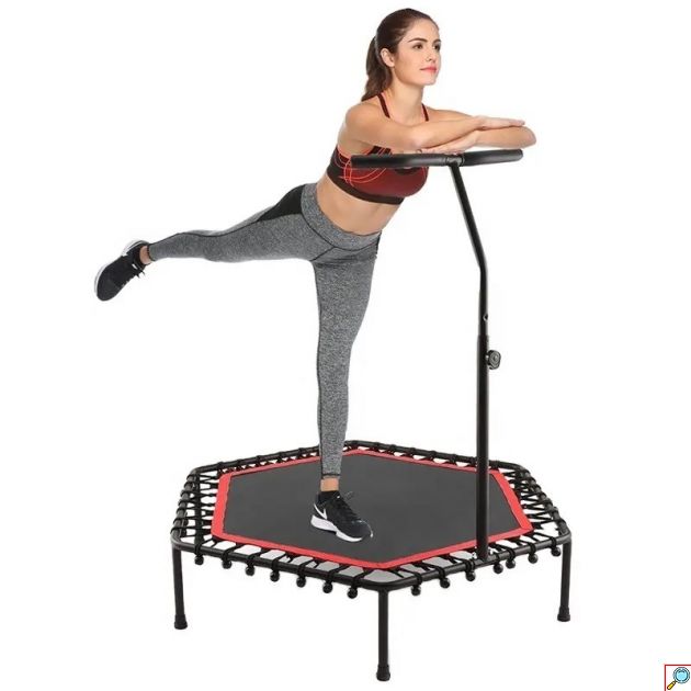 Τραμπολίνο Εκγύμνασης με Λαβή 3 Θέσεων & Διάμετρο 122cm