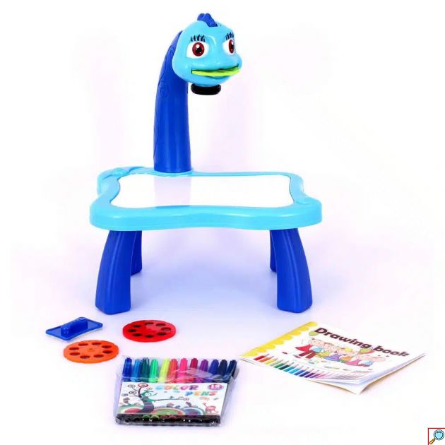 Τραπέζι Ζωγραφικής με Προβολή Σχεδίου και Σχήμα Δεινόσαυρου