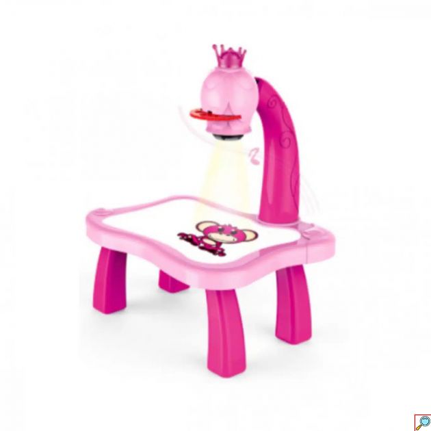 Τραπέζι Ζωγραφικής με Προτζέκτορα Σχεδίου - Εκπαιδευτικό Παιχνίδι Led Projector Art Drawing Table Projector 25x21x35 cm