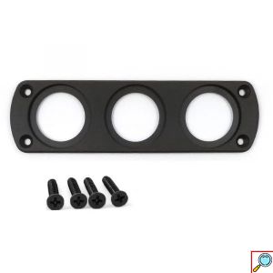 Τριπλή Βάση Πάνελ για Βολτόμετρο & USB Charger