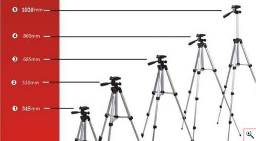 Πτυσσόμενο Τρίποδο Φωτογραφικής Μηχανής - Camera Tripod KETAI KT-3110A