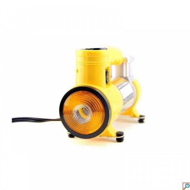 Mini Τρόμπα Αυτοκινήτου Έκτακτης Ανάγκης Andowl με καλώδιο αναπτήρα 12V & ενσωματωμένο φακό 