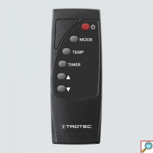 Trotec Γυάλινος Επιδαπέδιος Θερμοπομπός 2000W με LCD Οθόνη Αφής, Τηλεχειριστήριο, 2 Επίπεδα Θέρμανσης, Ρυθμιζόμενο Θερμοστάτη & Χρονοδιακόπτη