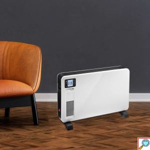 Trotec Επιδαπέδιος Θερμοπομπός 2300W Turbo με Οθόνη LCD, 3 Επίπεδα Θέρμανσης, Ρυθμιζόμενο Θερμοστάτη, Χρονοδιακόπτη & Τηλεχειριστήριο