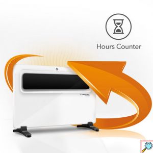 Trotec Επιτοίχιος & Επιδαπέδιος Θερμοπομπός 1500W με LCD Οθόνη, Ρυθμιζόμενο Θερμοστάτη & Χρονοδιακόπτη