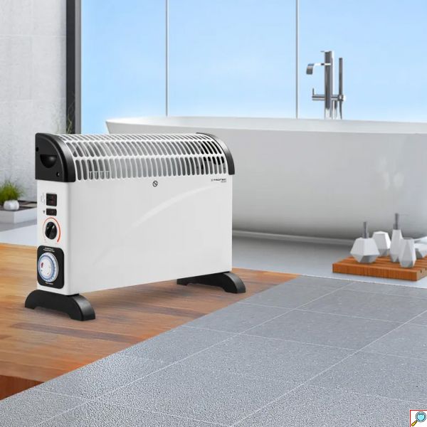 Trotec Επιδαπέδιος Θερμοπομπός 2000W Turbo με Ανεμιστήρα, 2 Επίπεδα Θέρμανσης, Ρυθμιζόμενο Θερμοστάτη & Χρονοδιακόπτη