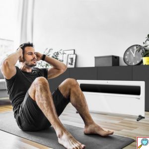 Trotec Επιτοίχιος & Επιδαπέδιος Θερμοπομπός 2500W με LCD Οθόνη, Ρυθμιζόμενο Θερμοστάτη & Χρονοδιακόπτη
