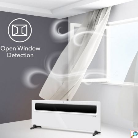 Trotec Επιτοίχιος & Επιδαπέδιος Θερμοπομπός 2500W με LCD Οθόνη, Ρυθμιζόμενο Θερμοστάτη & Χρονοδιακόπτη