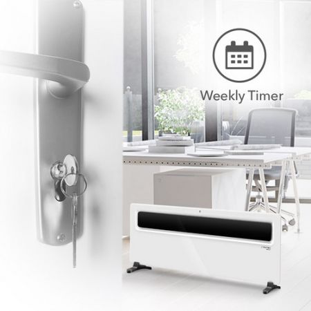 Trotec Επιτοίχιος & Επιδαπέδιος Θερμοπομπός 2500W με LCD Οθόνη, Ρυθμιζόμενο Θερμοστάτη & Χρονοδιακόπτη