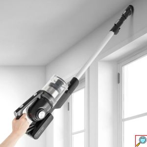 TROTEC® 2 σε 1 Ασύρματη Επαναφορτιζόμενη Ηλεκτρική Σκούπα Χειρός Όρθια με 3 Ακροφύσια - Φίλτρο HEPA - LED Φως & Βάση Στήριξης