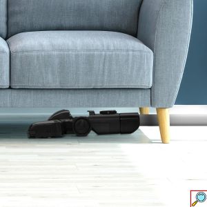 TROTEC® 2 σε 1 Ασύρματη Επαναφορτιζόμενη Ηλεκτρική Σκούπα Χειρός Όρθια με 3 Ακροφύσια - Φίλτρο HEPA - LED Φως & Βάση Στήριξης