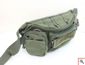 Τσαντάκι Ώμου - Μέσης με 4+1 Θηκάρια Ranger Patrol Μαύρο