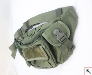 Τσαντάκι Ώμου - Μέσης με 4+1 Θηκάρια Ranger Patrol Μαύρο