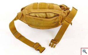 Τσαντάκι Ώμου - Μέσης με 4+1 Θηκάρια Ranger Patrol Μαύρο