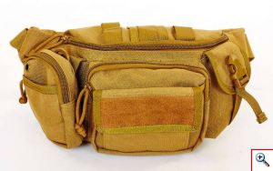 Τσαντάκι Ώμου - Μέσης με 4+1 Θηκάρια Ranger Patrol Μαύρο