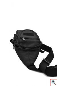 Τσαντάκι Χιαστί Ώμου - Πλάτης Heavy Duty Sling Backpack Αδιάβροχο & Ανθεκτικό Μαύρο