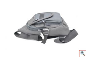 Τσαντάκι Χιαστί Ώμου - Πλάτης Heavy Duty Sling Backpack Αδιάβροχο & Ανθεκτικό Γκρι