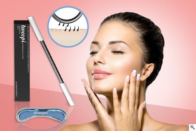 Επαναστατική Συσκευή Αποτρίχωσης Tweepi Spring Threading Hair Remover