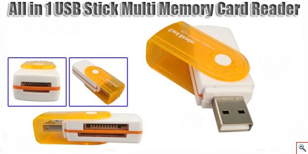 Mini Card Reader/Writer All in One