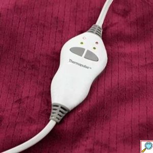 Θερμαινόμενη Ηλεκτρική Κουβέρτα Μασάζ Πλάτης / Αυχένα Γούνινη με 4 Ρυθμίσεις Massage / Δονήσεων - Relief Wrap