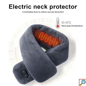 Ηλεκτρικό Θερμαινόμενο Κασκόλ Βελούδινο USB με 3 Ρυθμίσεις Θερμοκρασίας & 4 Μασάζ σε Διάφορα Χρώματα