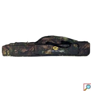 Ενισχυμένη Θήκη - Τσάντα Μεταφοράς Καλαμιών Ψαρέματος 1,5μ - Εξωτερικές Τσέπες με Φερμουάρ - Παραλλαγής