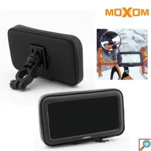 Moxom Ρυθμιζόμενη Αδιάβροχη Βάση Στήριξης Κινητού Ποδηλάτου ή Μηχανής για Κινητό 5.5″ έως 7.2″