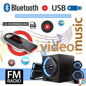 Universal Ηχοσύστημα Αυτοκινήτου 2DIN Bluetooth, USB, WiFi, GPS και Οθόνη Αφής 7