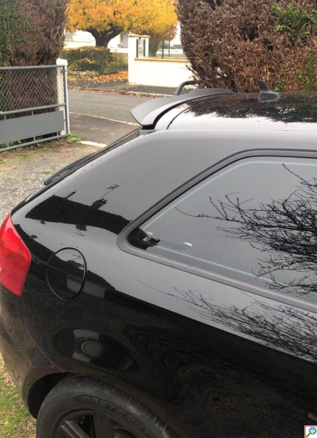 Universal Πίσω Aεροτομή Aυτοκινήτου - Μαύρο Ματ