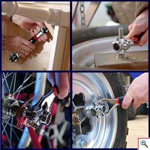 Πολυμορφικό Κλειδί 48 σε 1 με 360° περιστρεφόμενη κεφαλή - Universal Wrench