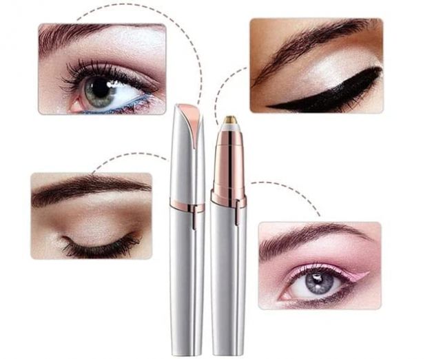 Υποαλλεργικό Eyebrows Hair Remover Αποτριχωτικό Φρυδιών για Όλους τους Τύπους Δέρματος USB Επαναφορτιζόμενο