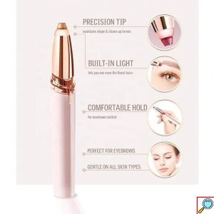 Υποαλλεργικό Eyebrows Hair Remover Αποτριχωτικό Φρυδιών για Όλους τους Τύπους Δέρματος USB Επαναφορτιζόμενο
