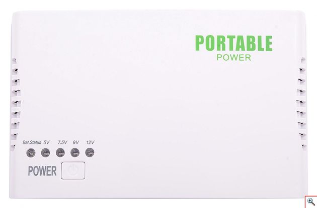 Φορητό Mini UPS Μπαταρία 8800mAhμε Θύρα USB & Διακόπτη Εναλλαγής Volt 9v, 12v, 15v, 24v Powerbank