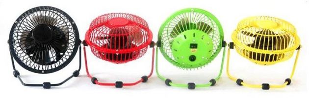 Επιτραπέζιος Ανεμιστήρας με Μεταλλική Ρετρό Κατασκευή Διπλής Ενέργειας 220 volt + usb