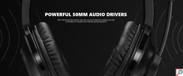 USB Over Ear Gaming Headset Ακουστικά με 360 Μοίρες Ήχο & Σύνδεση 3.5mm