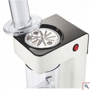 Hoomei® Ηλεκτρικός Πολυκόφτης Φρούτων & Λαχανικών 3 σε 1 με Ρύθμιση Πάχους Κοπής 75W Λευκός HM-6124