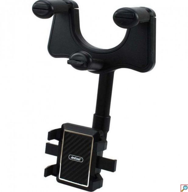 Βάση Κινητού Αυτοκινήτου με Ρυθμιζόμενα Άγκιστρα Μαύρη Andowl