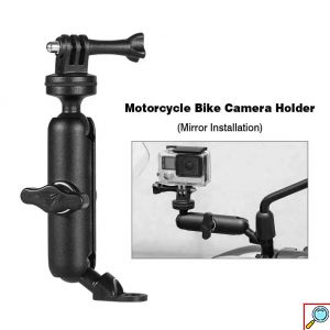 Βάση Αλουμινίου για GoPro - Action Κάμερα για Καθρέπτη Μηχανής - MOTOWOLF