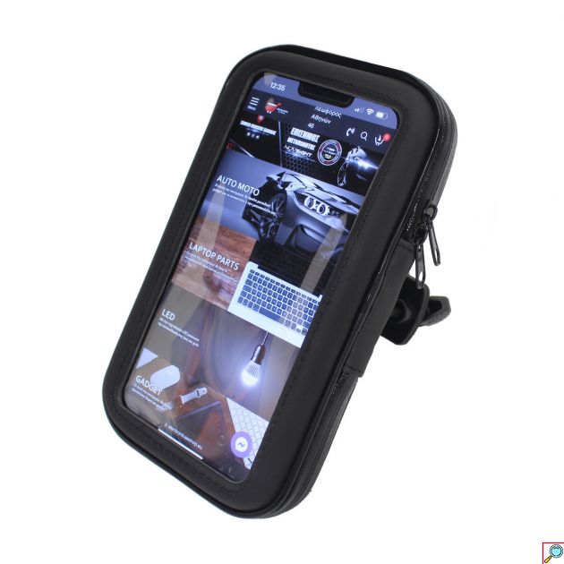 Βάση Κινητού Μοτοσυκλέτας με Θήκη για το Τιμόνι