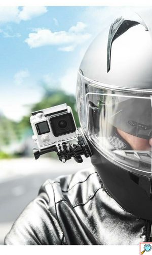 Βάση Κράνους για GoPro - Action Κάμερα - MOTOWOLF 