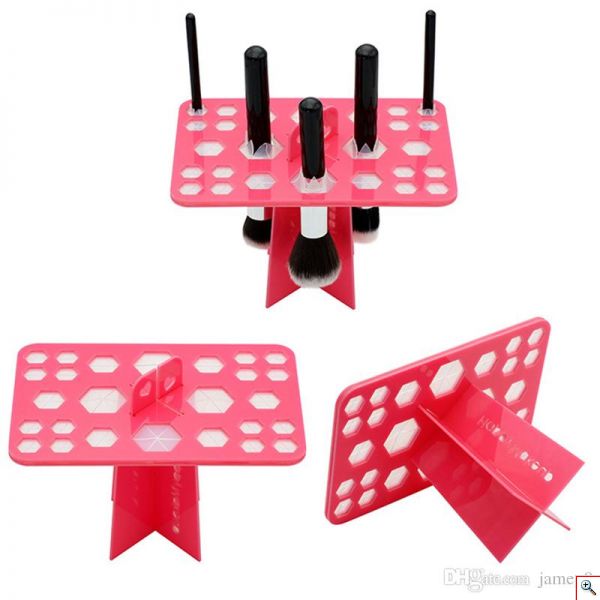 Βάση Στήριξης - Στέγνωμα Πινέλων με 26 Θέσεις - Makeup Brush Drying/Storage Rack