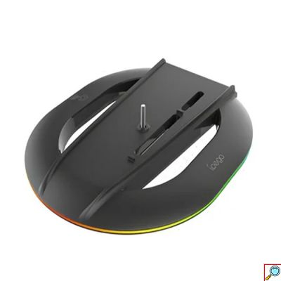 Βάση RGB για PS5 Slim Ipega Μαύρη με LED Φωτισμό και Ψύξη