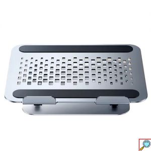 Remax Βάση Laptop Ασημί – Πτυσσόμενη, Ρυθμιζόμενη και Εργονομική